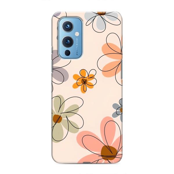 Чохол з квітковим принтом на ВанПлюс 9 – Кольорові квіти