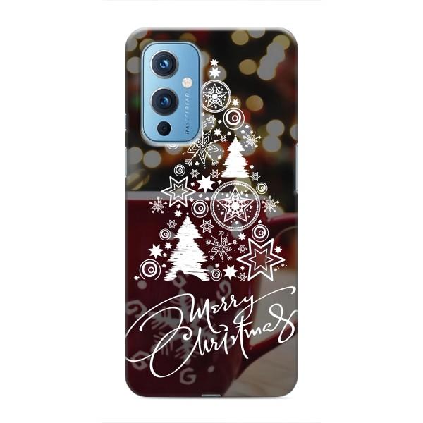 Рождественские Чехлы для OnePlus 9 (VPrint) – Елочка узорная