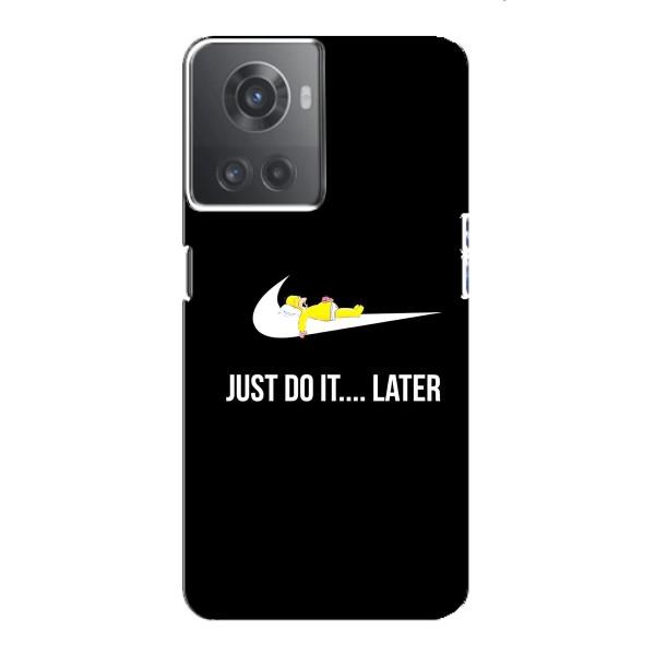 Чехол с логотипом Найк на OnePlus ACE (10R) – Nike just do it