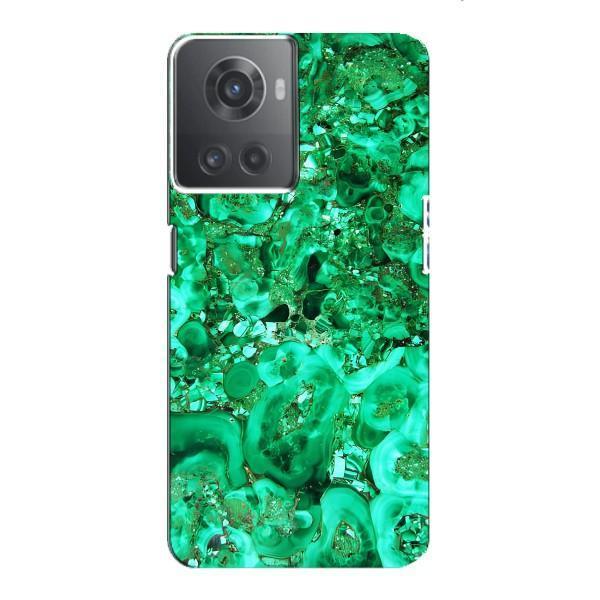 Мраморний чехол на OnePlus ACE (10R) (VPrint) – Салатовий Мрамор