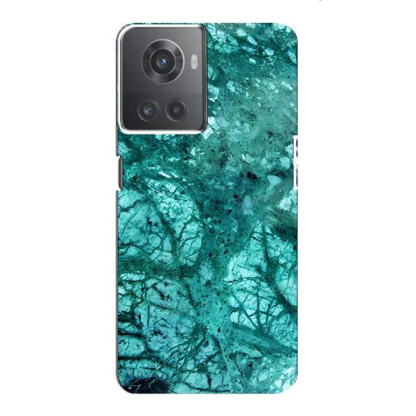 Мраморний чехол на OnePlus ACE (10R) (VPrint) – Зелений мрамор