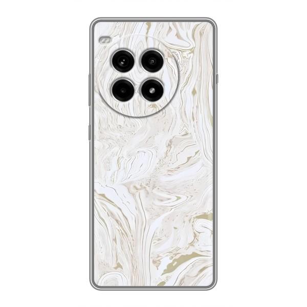 Мраморный чехол на OnePlus Ace 3 Pro (VPrint) – Белый мрамор