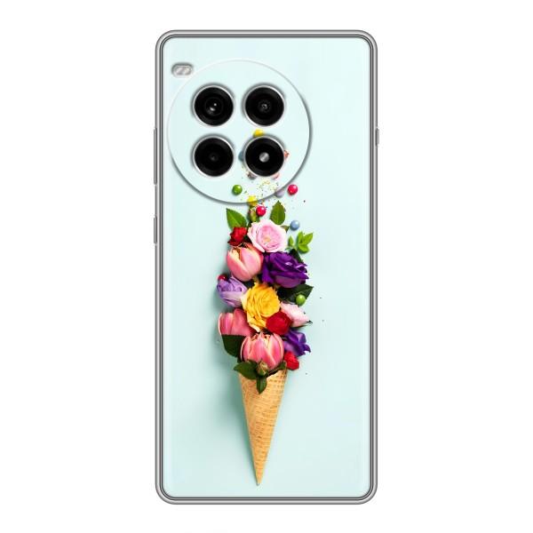 Чехлы с тематикой "ЦВЕТЫ" на OnePlus Ace 3 Pro – Цветок-мороженное