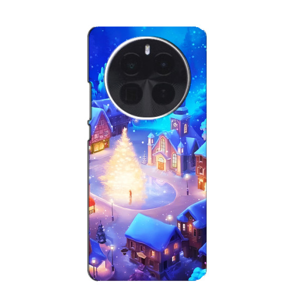 Рождественские Чехлы для OnePlus Ace 5 Pro (VPrint) – Рождественский город