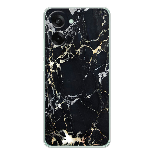 Чехол с текстурой Мрамора на УанПлюс Эйс 5 Рейсинг – Чёрный мрамор