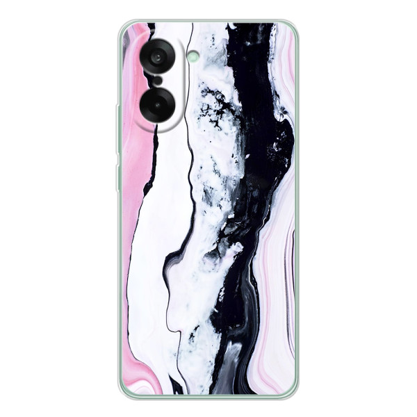 Чохли з тематикою "Мрамор" на УанПлас Ейс 5 Рейсінг – Рожевий мрамор