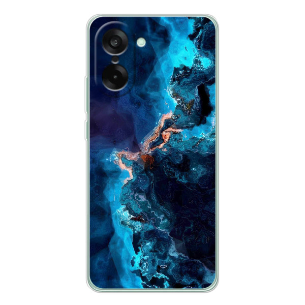 Чохли з тематикою "Мрамор" на УанПлас Ейс 5 Рейсінг – Синиій мрамор