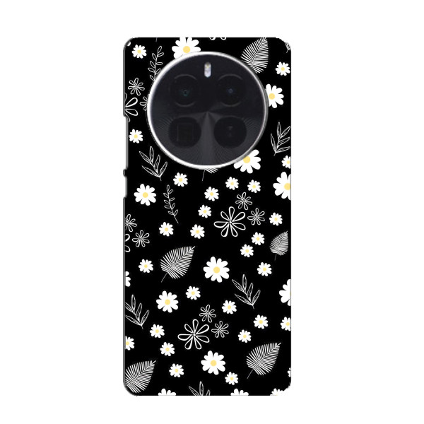 Чохли з тематикою "КВІТИ" на OnePlus Ace 5 – цвітіння на чорному