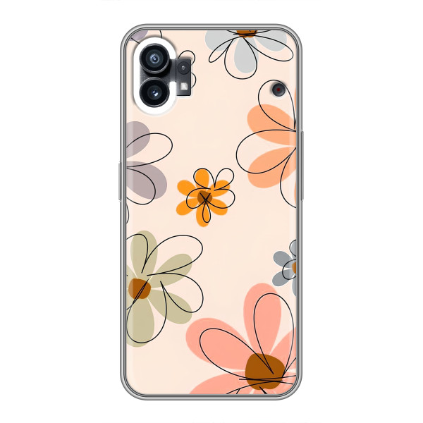 Чехол с цветочным принтом на 

ОнеПлюс Эйс 6 – Разноцветные цветы