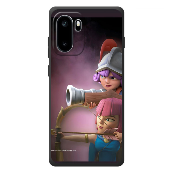 Чехол з героями Клеш Рояль для OnePlus Ace 6 – Три мушкетёра