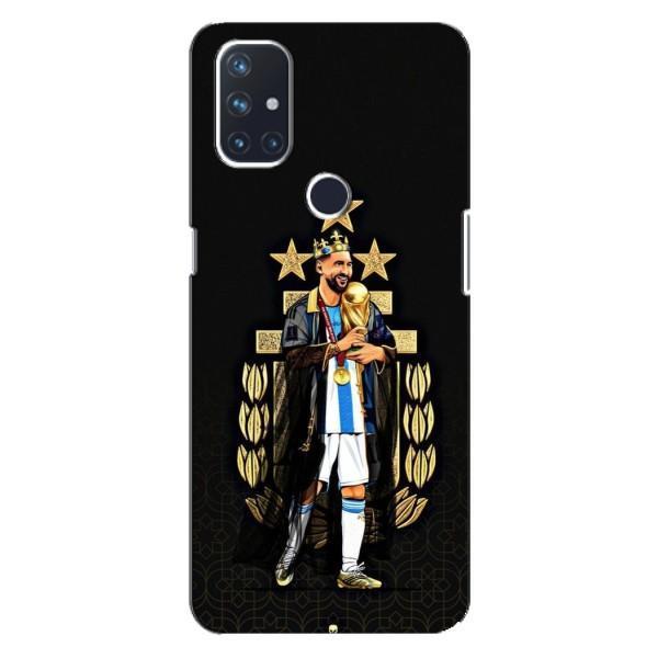 Чехлы для OnePlus Nord 10 5G (Leo чемпион) (AlphaPrint) – Месси Король