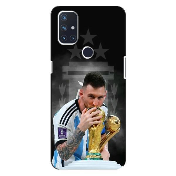 Чехлы для OnePlus Nord 10 5G (Leo чемпион) (AlphaPrint) – Месси Чемпион