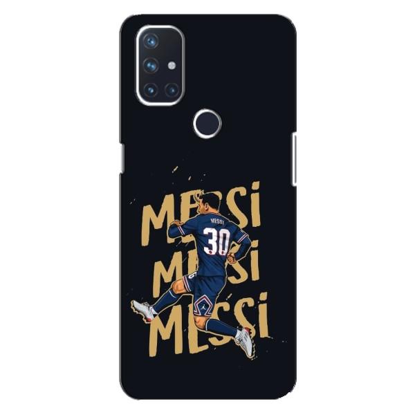 Чехлы для OnePlus Nord 10 5G (Leo чемпион) (AlphaPrint) – Messi ПСЖ