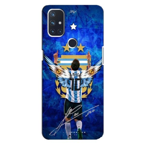 Чехлы для OnePlus Nord 10 5G (Leo чемпион) (AlphaPrint) – Месси сборная