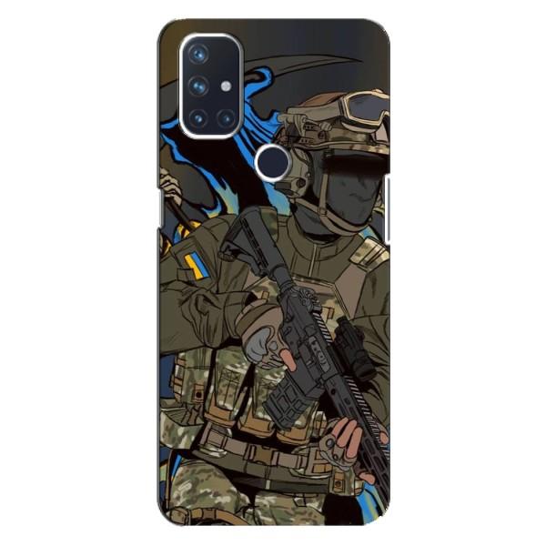 Чехлы с картинкой ЗСУ для OnePlus Nord 10 5G (AlphaPrint) – Воин ВСУ