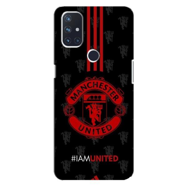 Чехол Манчестер Юнайтед для ВанПлас Норд 10 (5G) (AlphaPrint) – лого МЮ