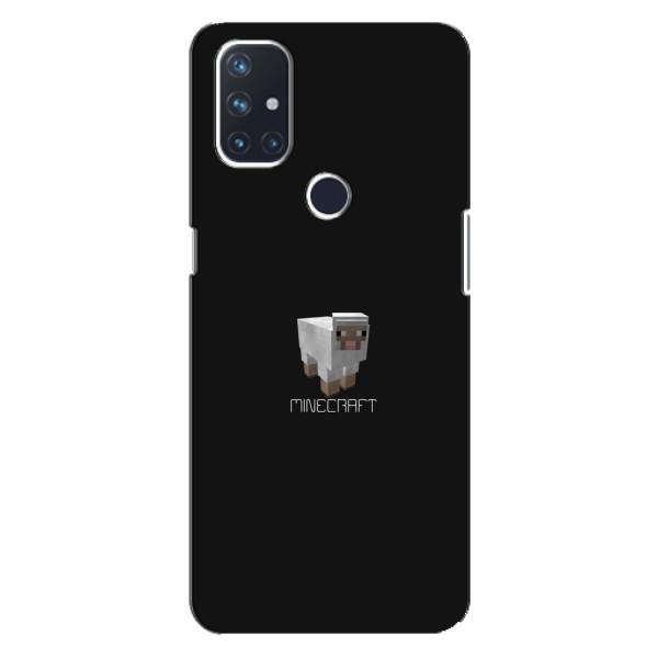 Чехол Майнкрафт на OnePlus Nord 10 5G (AlphaPrint) Minecraft – Овечка Майнкрафт