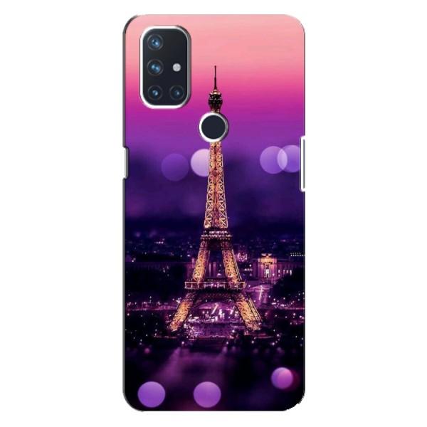 Чехол Эйфелева Башня для OnePlus Nord 10 5G - (AlphaPrint) – Париж Башня