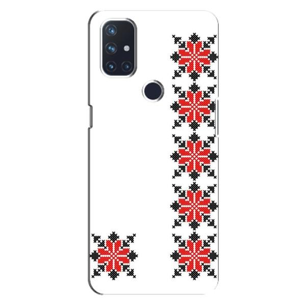Силиконовый Чехол на OnePlus Nord 10 5G с картинкой Вышиванки – Силуэт вышиванки