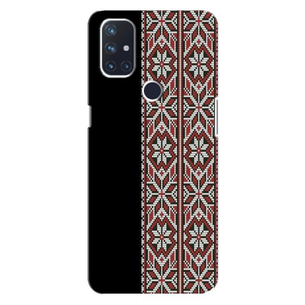 Силиконовый Чехол на OnePlus Nord 10 5G с картинкой Вышиванки – Стильная вишиванка