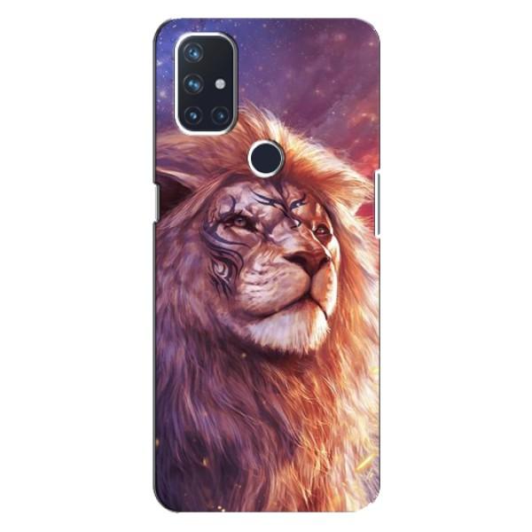 Чохол з картинкою ЛЕВ для OnePlus Nord 10 5G (VPrint) – Красочний Лев