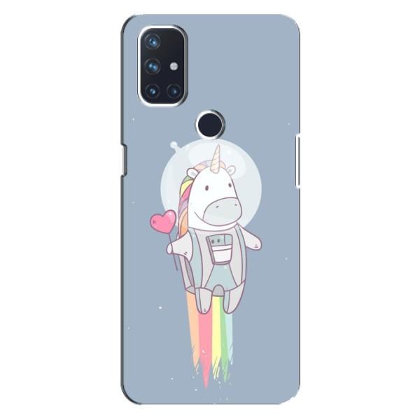 Чехол Unicorn на OnePlus Nord 10 5G – Единорог космонавт