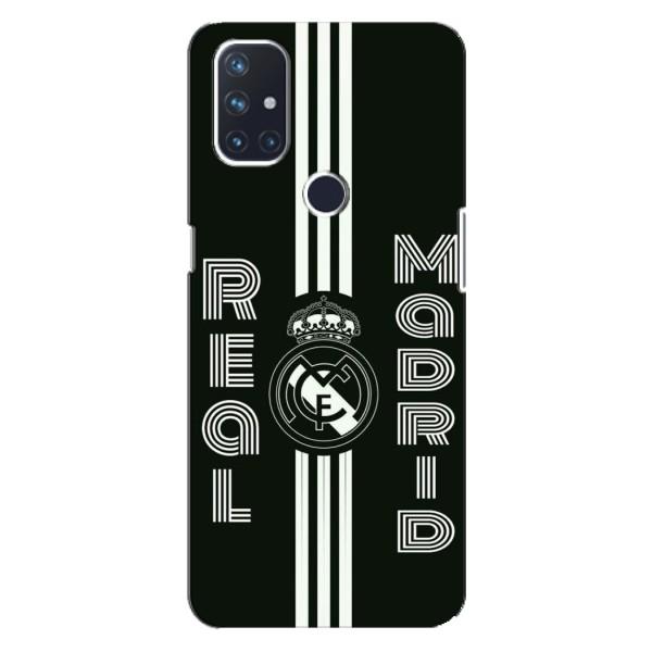 ФК Реал Мадрид чохли для OnePlus Nord 10 5G (AlphaPrint) – чорно білий Реал