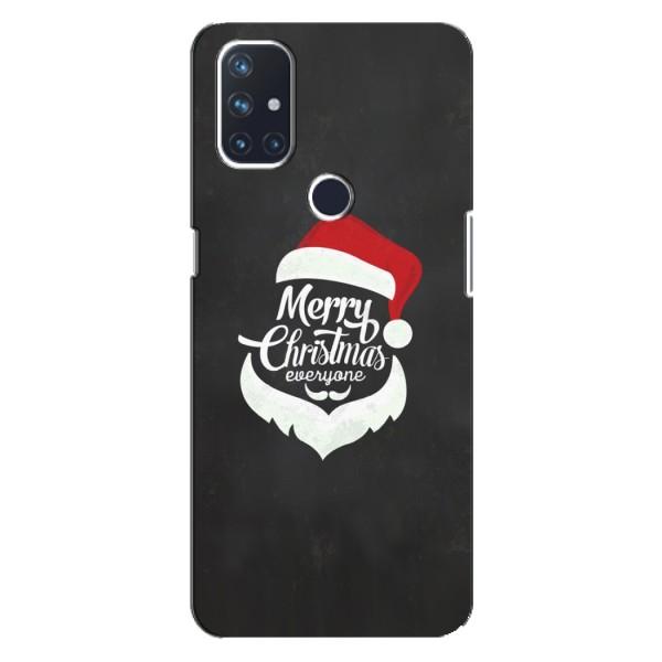 Рождественские Чехлы для OnePlus Nord 10 5G (VPrint) – Санта Крисмас