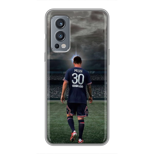 Чехол Месси футболист для OnePlus Nord 2 – Месси в ПСЖ