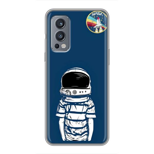 Чехол NASA для OnePlus Nord 2 (AlphaPrint) – Мальчик в шлеме