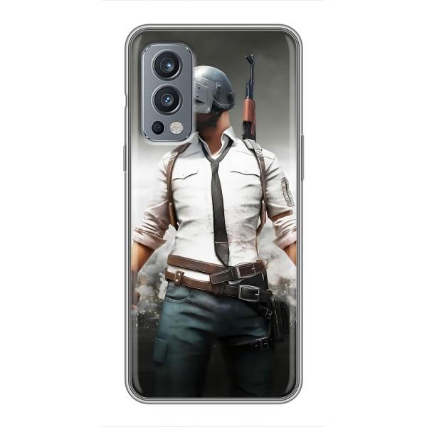 Чехол PUBG для ВанПлас Норд 2 (AlphaPrint) – Пабг мен