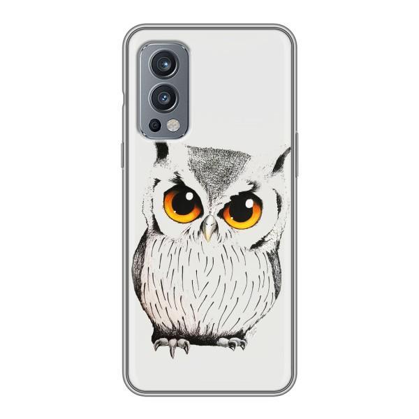Чехол с птицами на OnePlus Nord 2 (VPrint) – Милая Сова