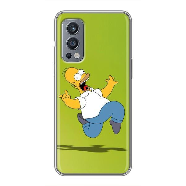 Чехол с Симпсонами для OnePlus Nord 2 (VPrint) – Гомер Симпсон