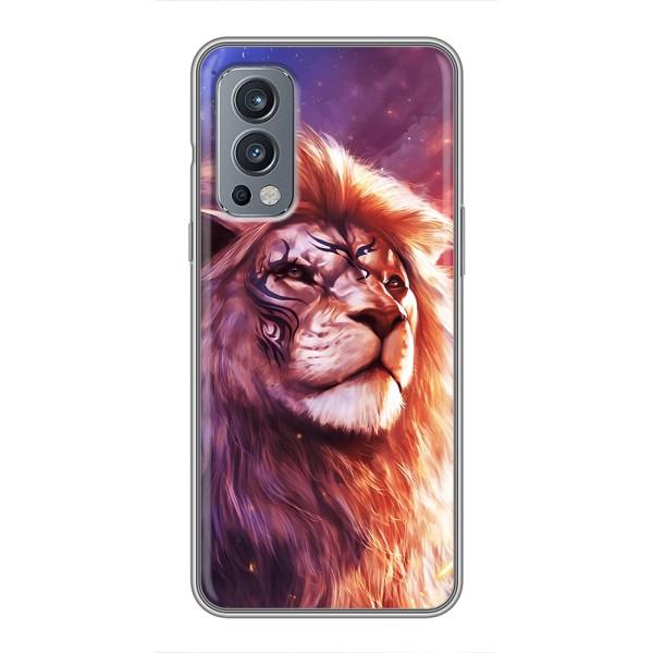 Чехол со Львом для OnePlus Nord 2 (VPrint) – Красочный Лев