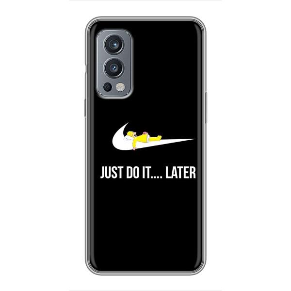 Чехол с логотипом Найк на OnePlus Nord 2 – Nike just do it