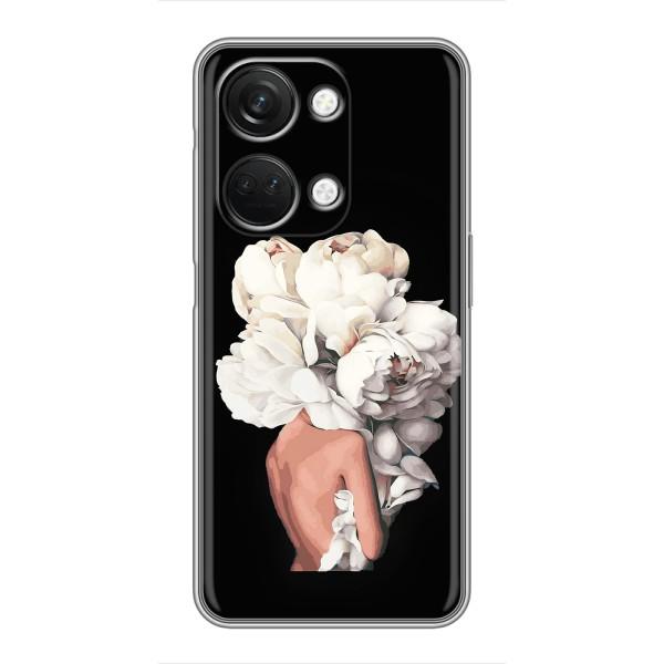 Чехлы (ART) Цветы на OnePlus Nord 3 5G (VPrint) – Белые цветы