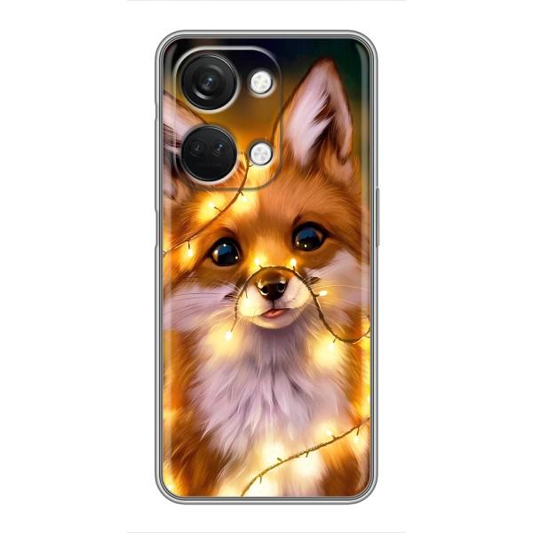 Чохли з картинкою Лисичка для OnePlus Nord 3 5G (VPrint) – Лисичка в гірляндах