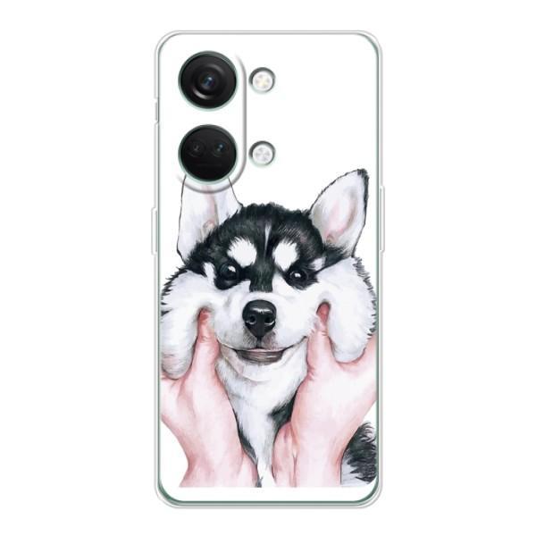 Чехол с Хаски для OnePlus Nord 3 5G - (AlphaPrint) – Хаски улыбака