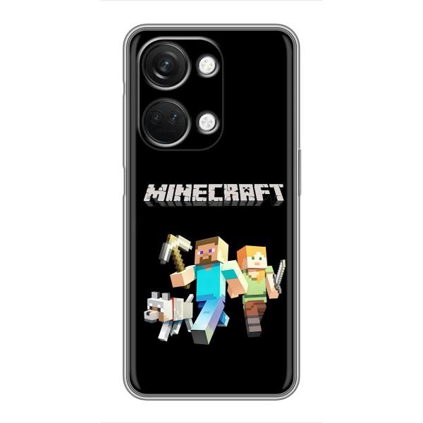 Чохол Майнкрафт на OnePlus Nord 3 5G (AlphaPrint) Minecraft – герої Minecraft