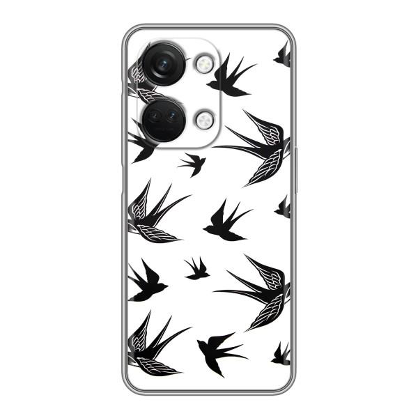 Чохол з пташками на OnePlus Nord 3 5G (VPrint) – Ластівки