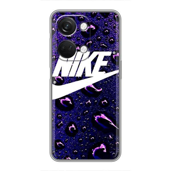 Чехол с логотипом Найк на OnePlus Nord 3 5G – Найк на фиолетовом