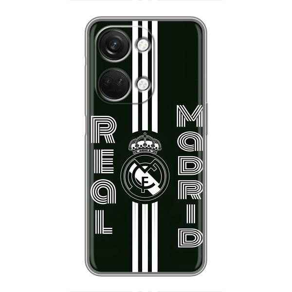 ФК Реал Мадрид чехлы для OnePlus Nord 3 5G (AlphaPrint) – черно белый Реал