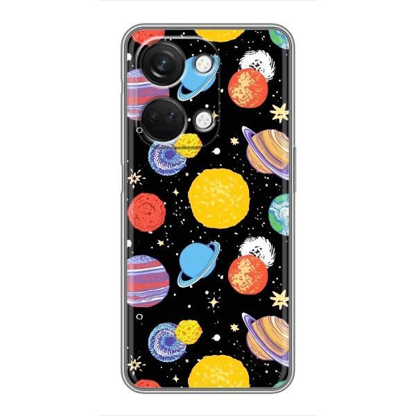 Космічні Чохли для OnePlus Норд 3 5G (VPrint) – Намальовані планети
