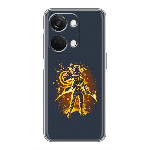 Naruto Anime Чехлы для ВанПлас Норд 3 5G (AlphaPrint) – золотой Наруто