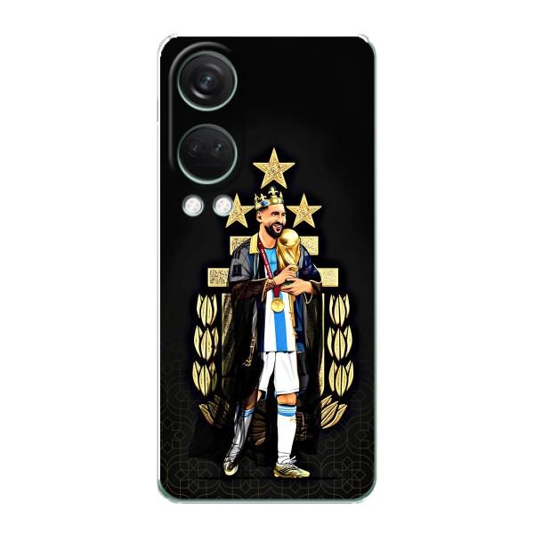 Чехлы для OnePlus Nord 4 (Leo чемпион) (AlphaPrint) – Месси Король