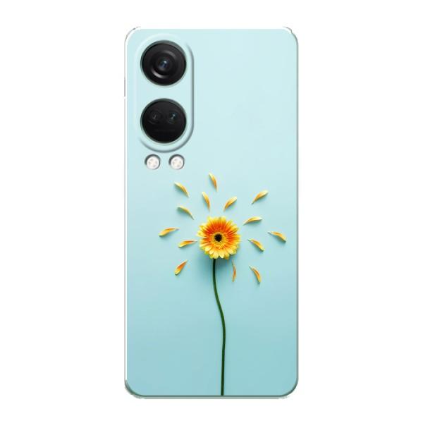 Чохли з квітами для OnePlus Nord 4 (VPrint) – Жовта квітка