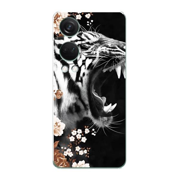 Чехлы с картинками животных OnePlus Nord 4 – Стильный ТИГР