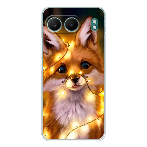 Чохли з картинкою Лисичка для OnePlus Nord 4 (VPrint) – Лисичка в гірляндах
