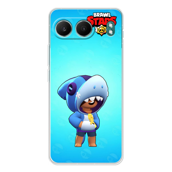 Чехол для OnePlus Nord 4 Бравл Старс (VPrint) – Леон акула