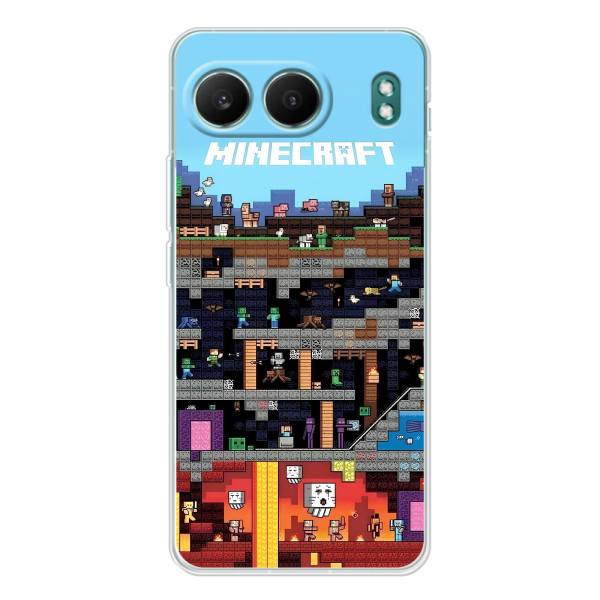 Чохол Майнкрафт на OnePlus Nord 4 (AlphaPrint) Minecraft – фон Minecraft